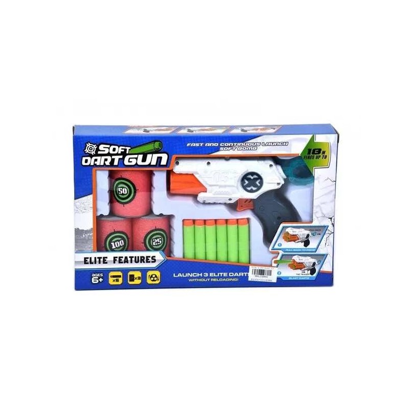 PISTOL CU SĂGEȚI MOI ȘI 5 ȚINTE 1