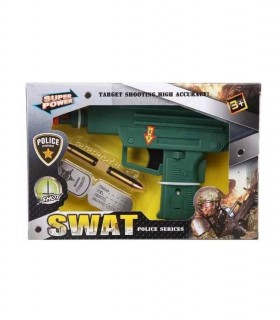 PISTOL VERDE CU BATERII 1