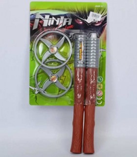 ARME ȚESTOASELE NINJA - NUNCHAKU ȘI DISCURI 1