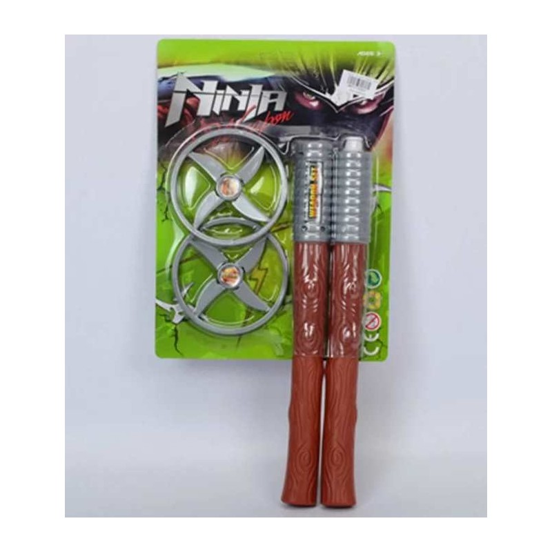 ARME ȚESTOASELE NINJA - NUNCHAKU ȘI DISCURI 1