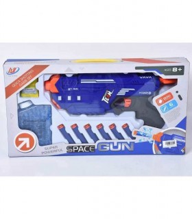 SPACE GUN PISTOL SPAȚIAL CU BOMBE DE APĂ ȘI GLOANȚE MOI 1