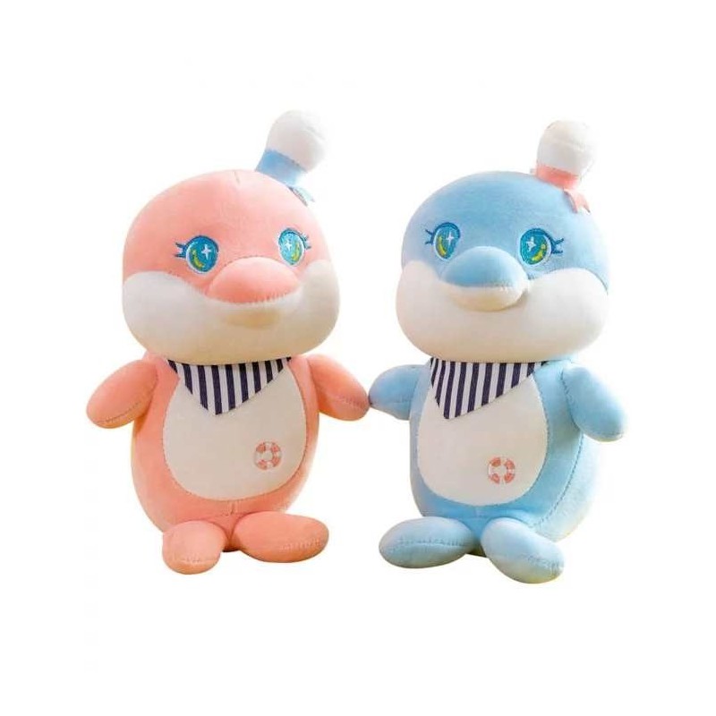 DELFIN DE PLUS CU PESTE 28 CM 2 CULORI 1