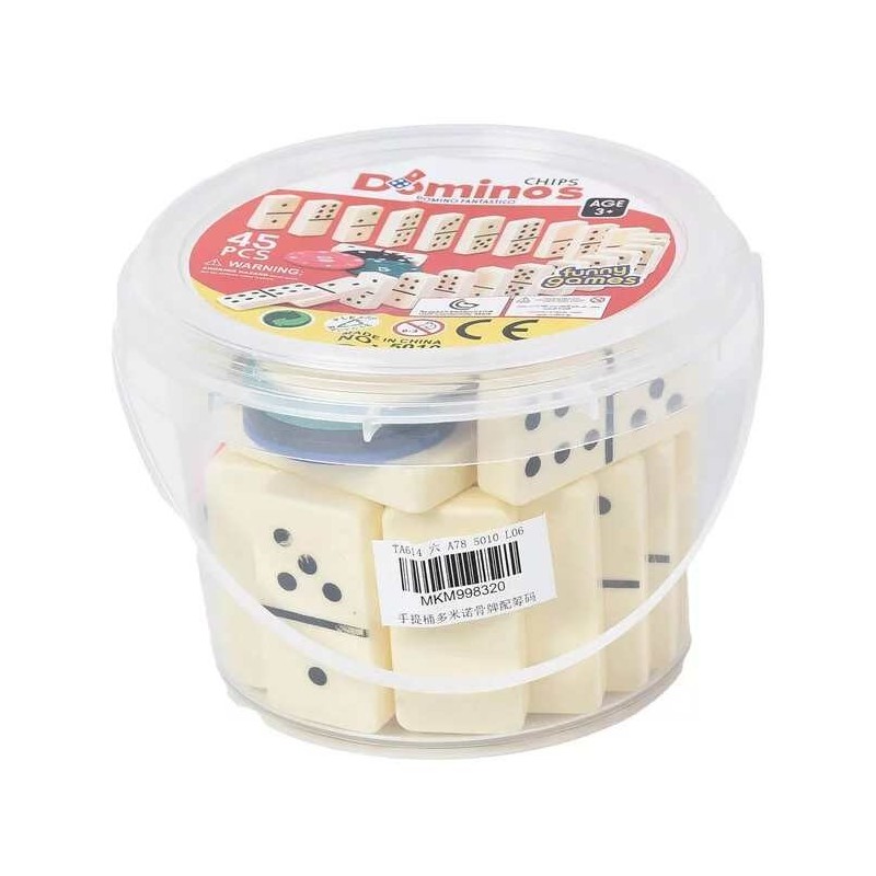 JOC DOMINO ÎN GĂLEATĂ DE PLASTIC 1