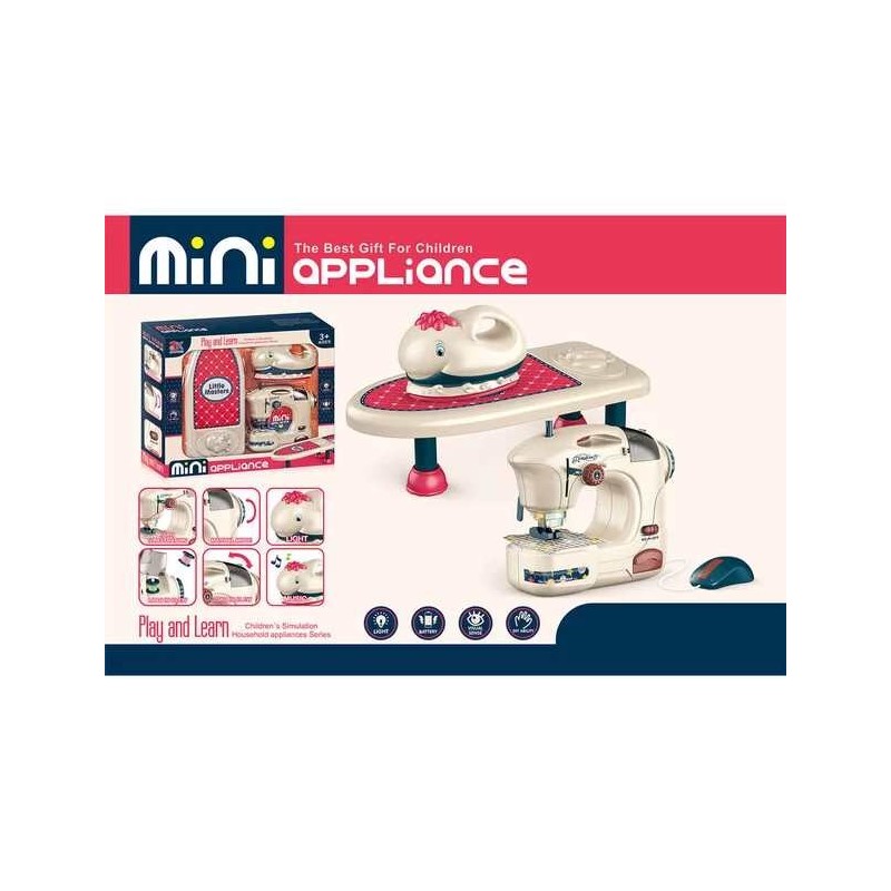 MAȘINA DE CUUSIT CU FĂR DE CALCAT SI SCADURA MINI CASA 1