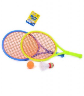 RACHETE DE TENIS CU FLUTURAȘ SI MINGE 48 CM 1
