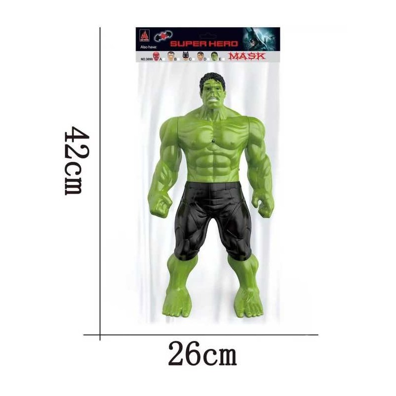 VERDE SUPERHERE ÎN PLIC PLIC 42 CM 1