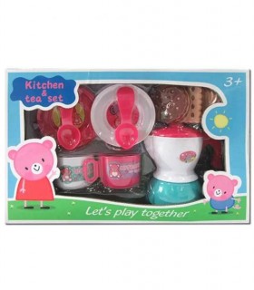 SET DE CAFEA CU BISCUIȚI ÎN LUTIE DE PORC 1
