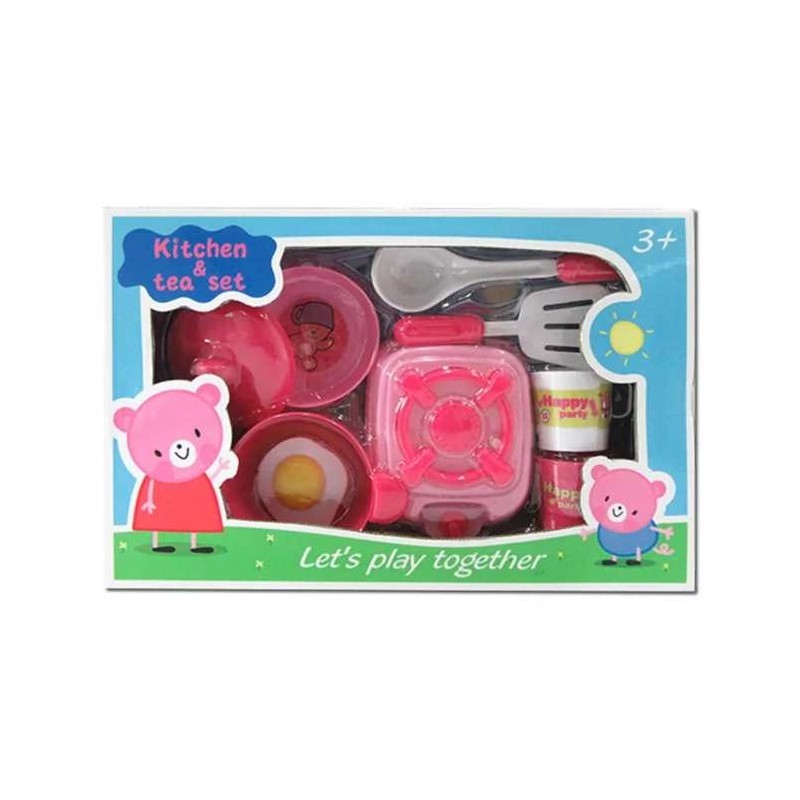 SET DE BUCĂTARE CU BUMBAC ȘI OU ÎN LUTIE DE PORC 1