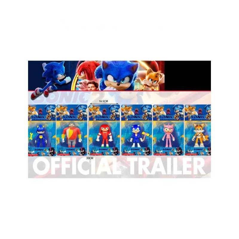 FIGURA SONIC 14 CM ÎN BLISTER 6 TIPURI 1