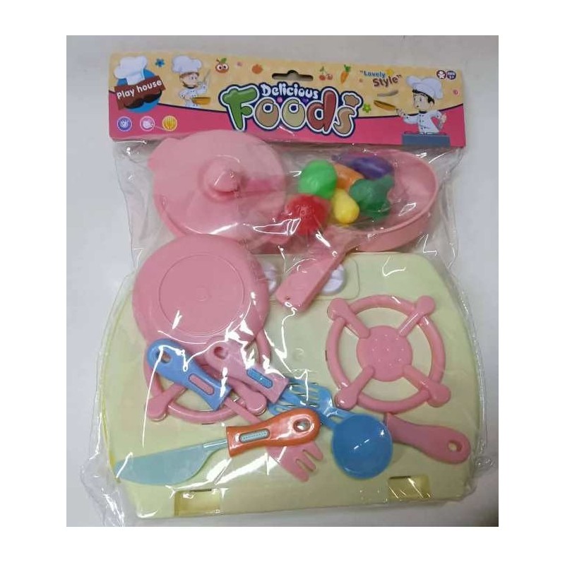 SET DE BUCĂTARE CU BUMBAC MARE ÎN PLIC 1