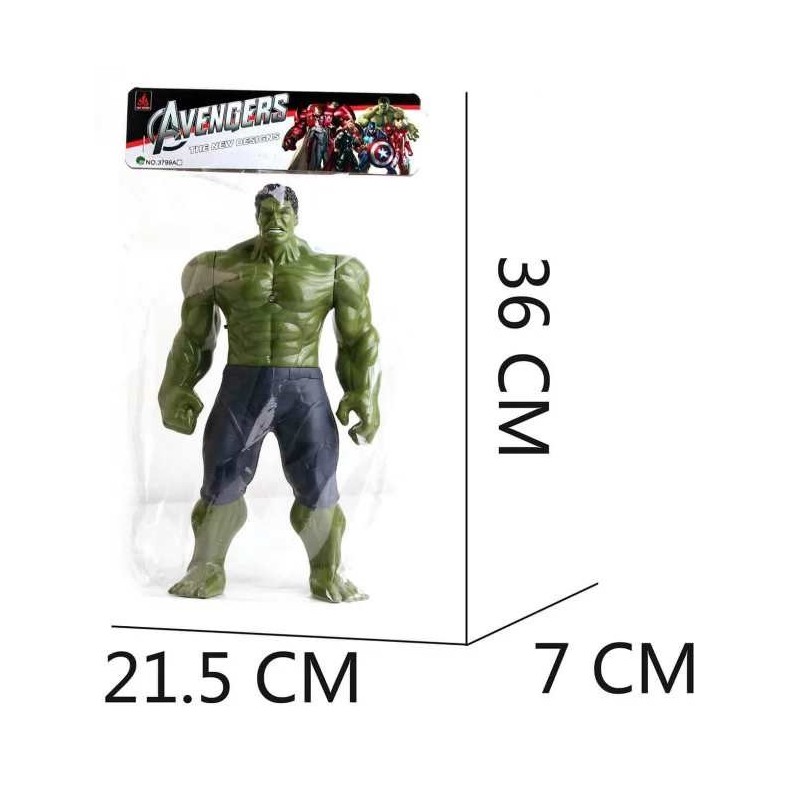 SUPEREROU VERDE ÎN PLIC 36 CM. 1