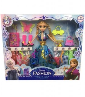 PĂPUȘA FROZEN KINGDOM CU HAINE ȘI CIZME 1