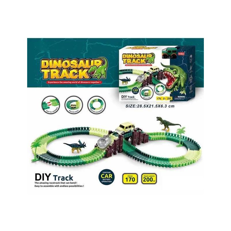 PISTA DINOZAURILOR 170 PIESE 1