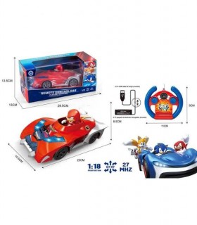 AUTOCOMANDĂ RADIO CU BATERIE DE ACUMULATOR 4 CĂI RED SONIC 1