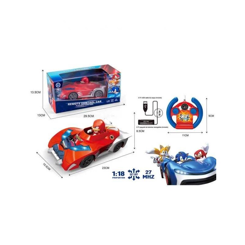 AUTOCOMANDĂ RADIO CU BATERIE DE ACUMULATOR 4 CĂI RED SONIC 1
