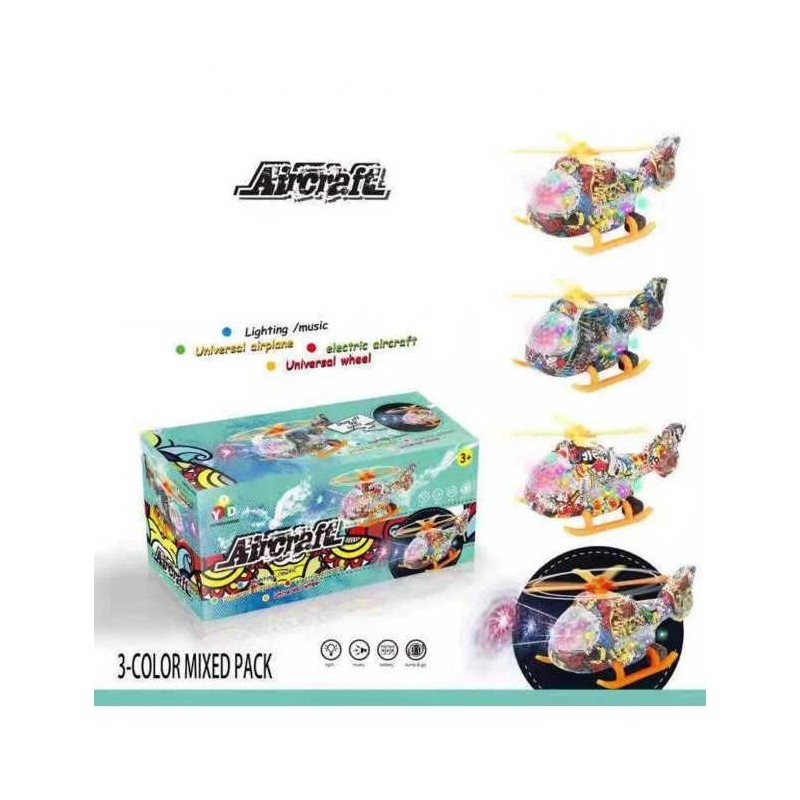 ELICOPTER COLORAT CU SUNETE SI LUMINI 1