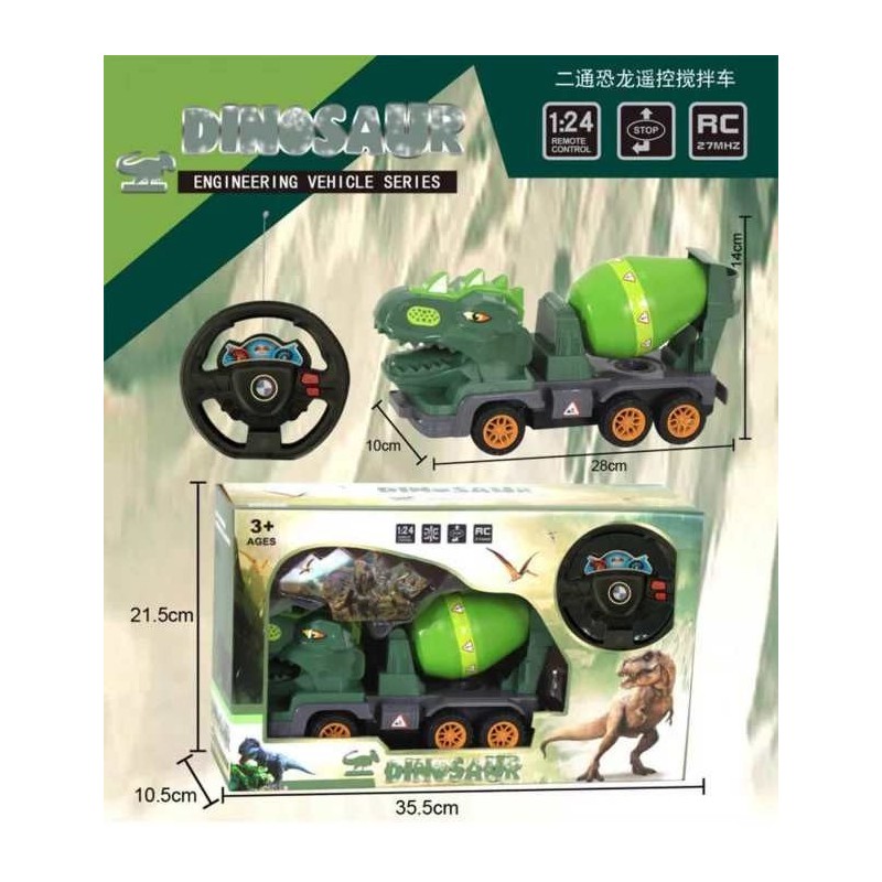 CAMION BETON RADIOCOMANDĂ DINOZAUR 2 CĂI 1