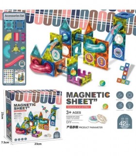 SET MAGNETIC DE CONSTRUCȚII 42 PIESE 1