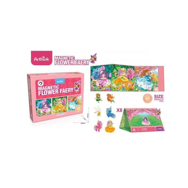 PUZZLE MAGNETIC FLOARE 1