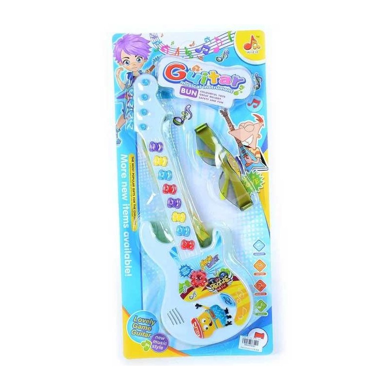 CHITARĂ MUZICALĂ CU OCHEARE PE CARTON 1