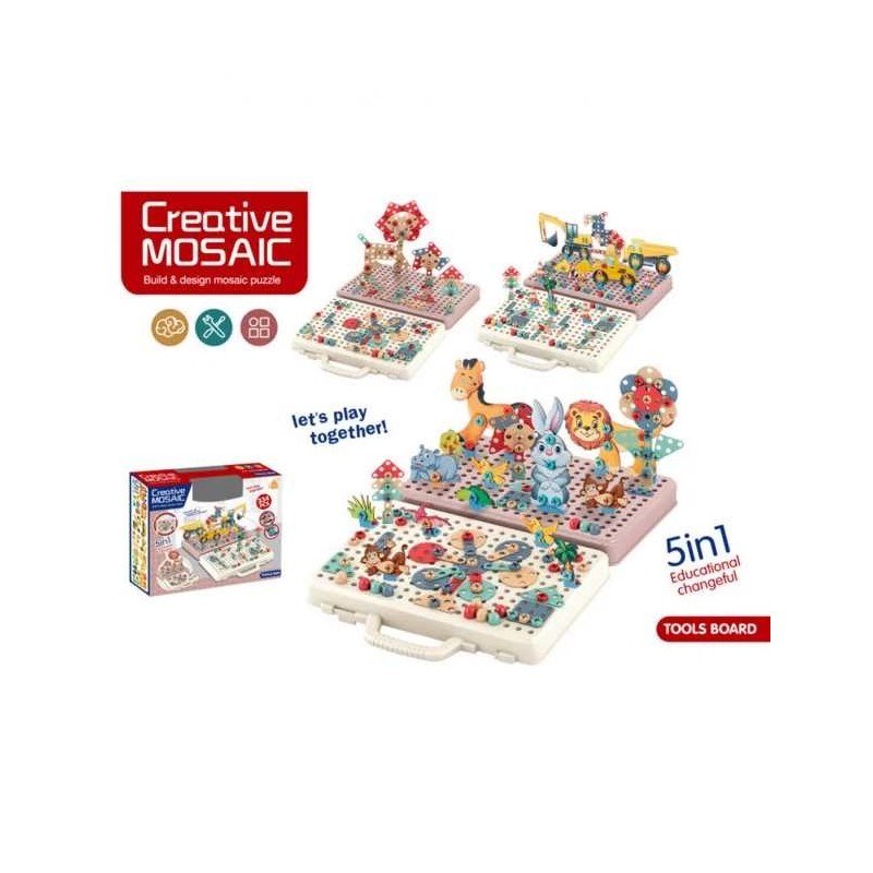 MOZAIC CREATIV ÎN VALIZĂ 5 ÎN 1 1