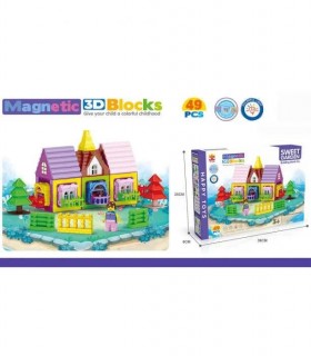 CONSTRUCTOR MAGNETIC 3D 49 BUCATI SWEET GARDEN 1