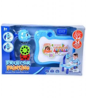 MASĂ ALBASTRĂ DE DESEN CU REFLECTOR 1