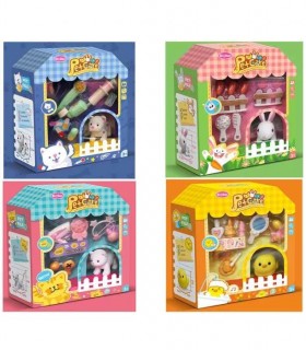 SET DE JOACĂ CU ANIMALE ȘI ACCESORII 4 VARIANTE 1