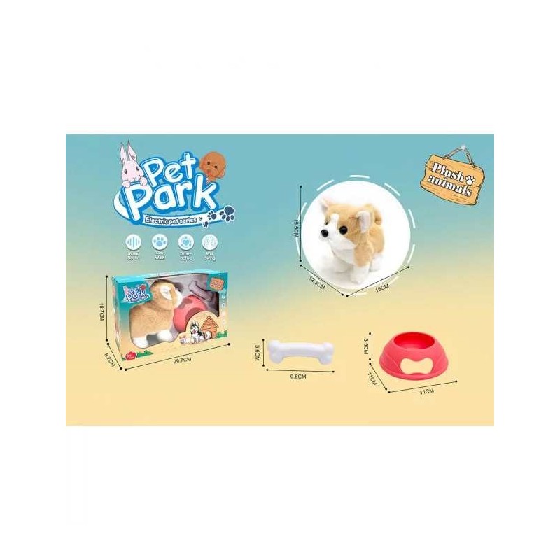 CĂȚEL DE PLUȘ UMBLĂTOR 1