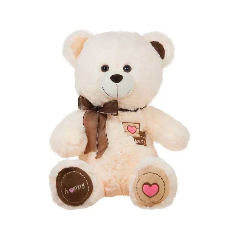 URSULEȚ DE PLUȘ VESEL CU FUNDIȚĂ 42 cm 1