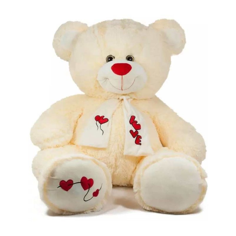 URSULEȚ TEDDY BEAR CU EȘARFĂ CU LOVE 2 CULORI 1