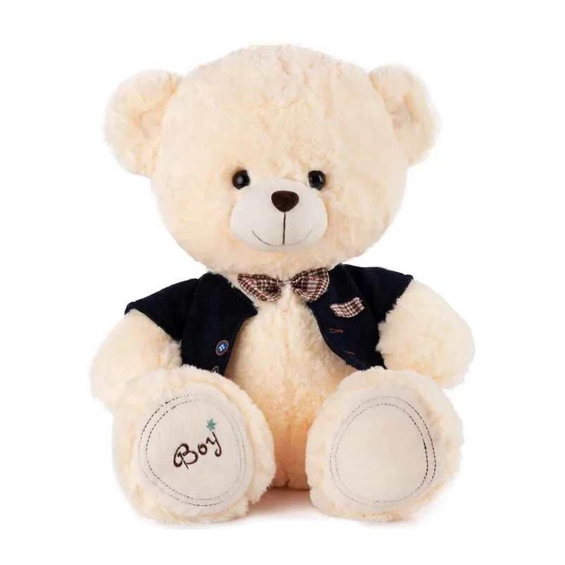 TEDDY BEAR FATĂ ȘI BĂIAT 42 CM 1