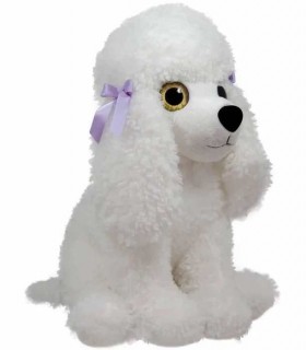 PUDEL DE PLUȘ 2 CULORI 30 CM 1