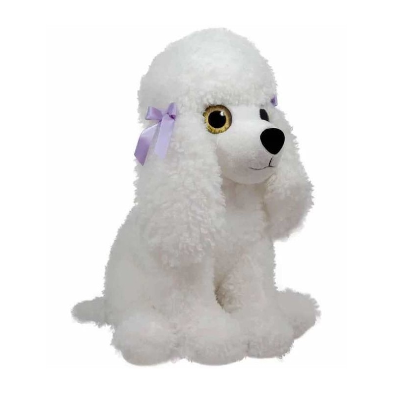 PUDEL DE PLUȘ 2 CULORI 30 CM 1